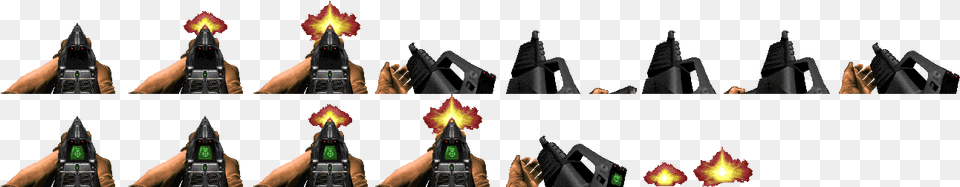 Doom Assault Rifle Sprite, Fire, Flame, Adult, Wedding Free Png