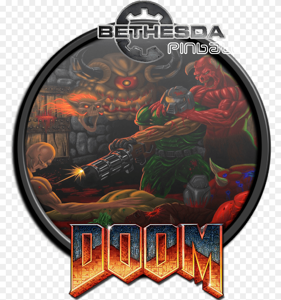 Doom Comic Andrey Avkhimovich Doom Soundtrack Rebuild, Disk, Adult, Person, Man Free Png