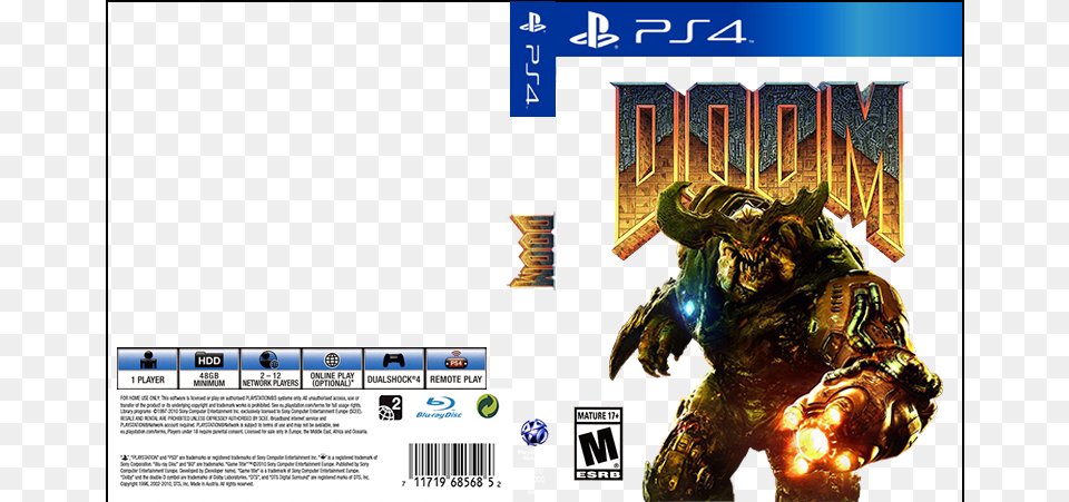 Doom Custom Cover, Book, Publication, Electronics, Hardware Png