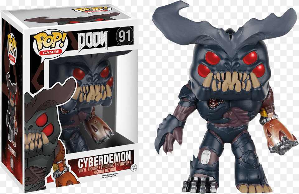 Doom Cyberdemon Funko Pop, Toy, Batman, Electronics, Hardware Free Png
