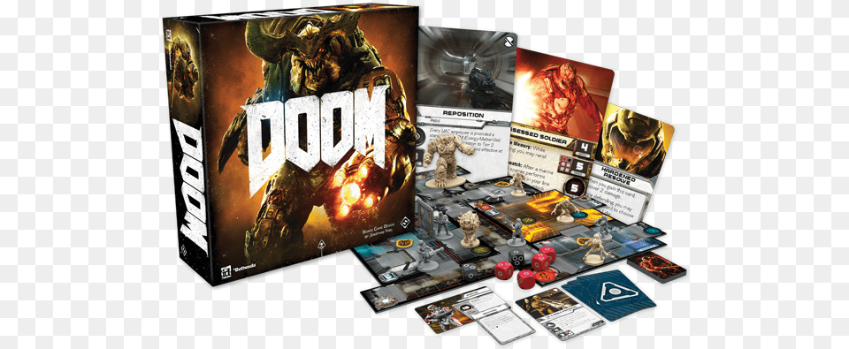 Doom Doom The Board Game, Book, Publication, Advertisement, Poster Free Transparent Png