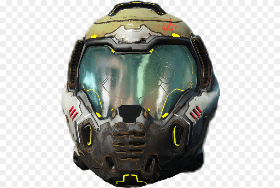 Doom Doomguy Doom Marine Doomguy Helmet, Crash Helmet, Ball, Football, Soccer Free Transparent Png