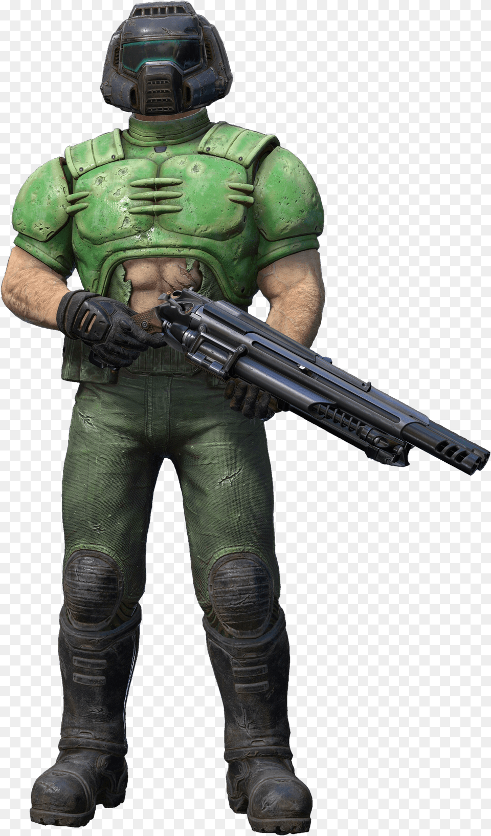 Doom Guy Virgin Doom Slayer Vs Chad Doomguy Png Image