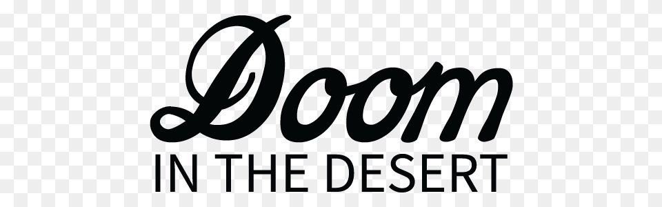 Doom In The Desert Clothing Merchandise, Logo, Text Free Png Download