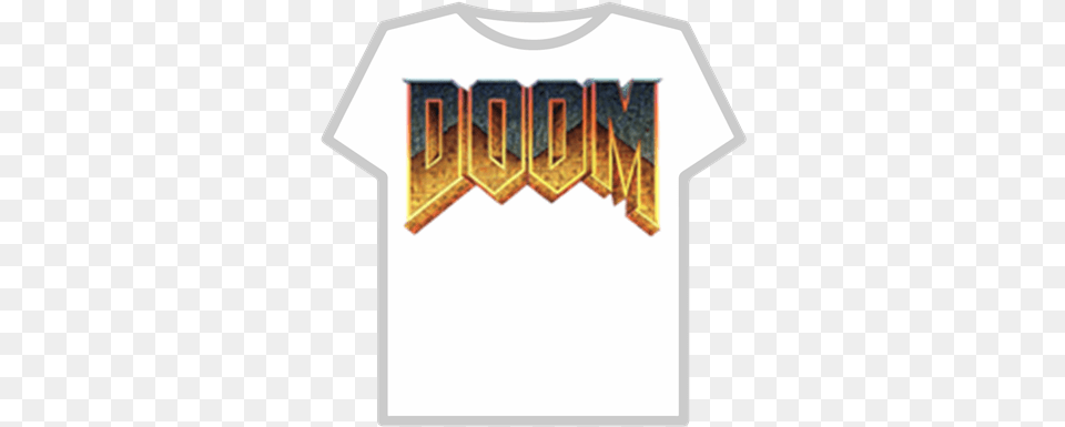 Doom Logo Roblox Doom, Clothing, T-shirt, Shirt Png