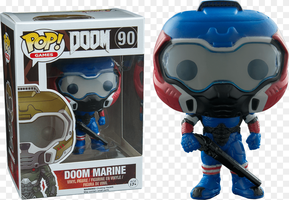 Doom Marine Funko Pop, Helmet, Toy, Crash Helmet Png Image
