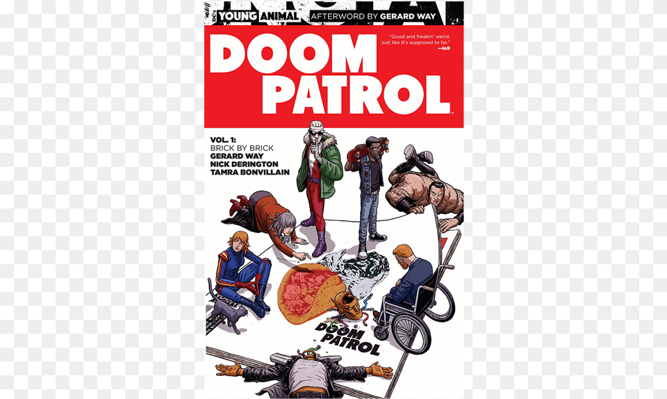 Doom Patrol Brick By Brick, Publication, Comics, Book, Boy Free Png Download