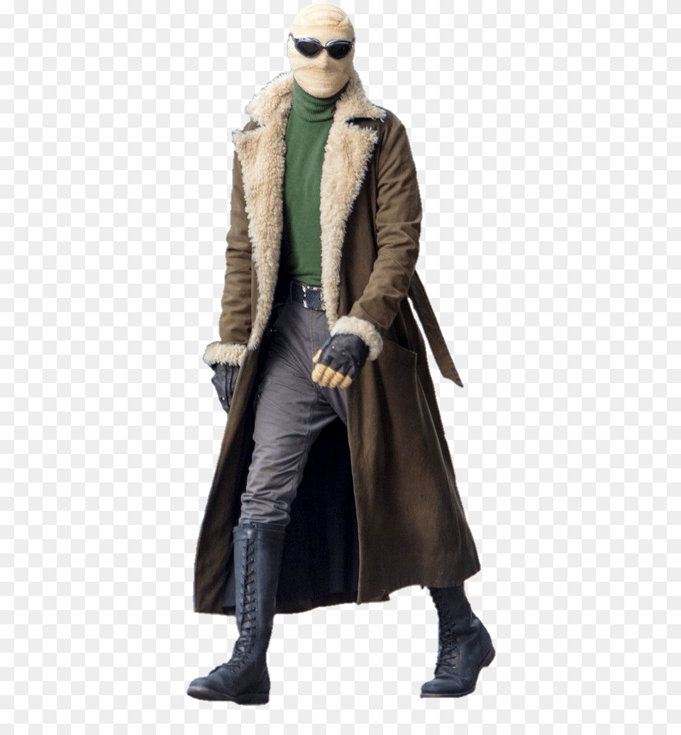 Doom Patrol Photos Larry Trainor Doom Patrol, Clothing, Coat, Overcoat, Jacket Free Transparent Png