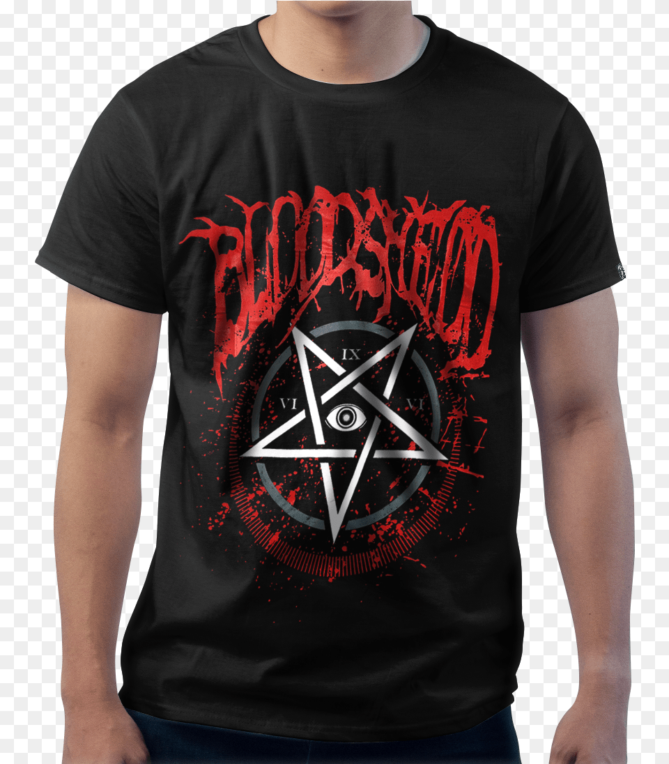 Doom Pentagram Active Shirt, Clothing, T-shirt Free Png
