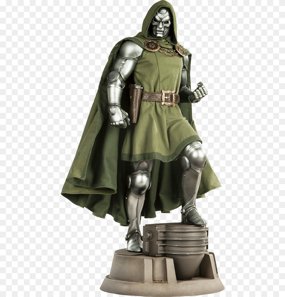 Doom Premium Format Statue Dr Doom Statue, Adult, Fashion, Female, Person Free Png