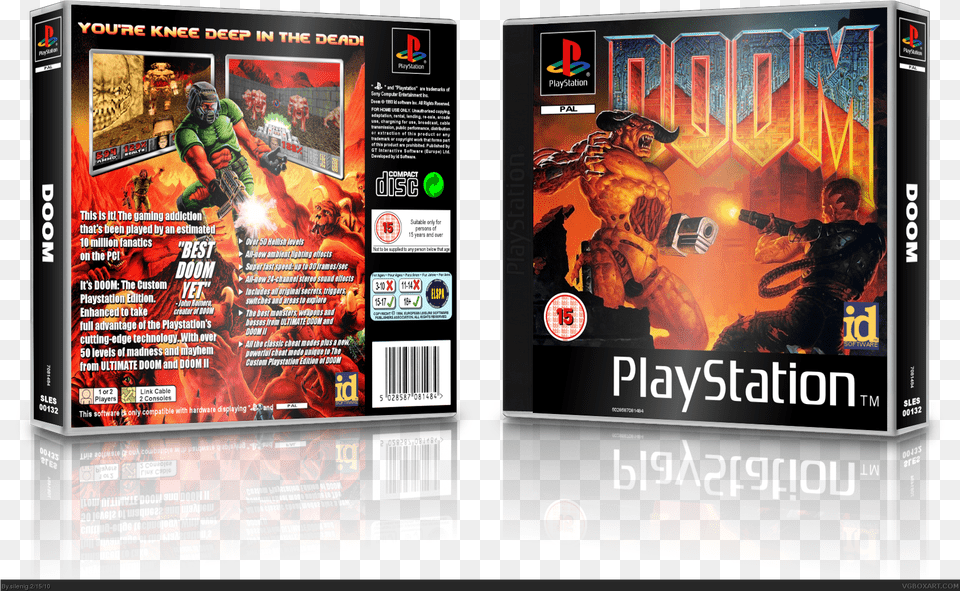 Doom Ps1 Box Art, Advertisement, Poster, Adult, Person Free Png