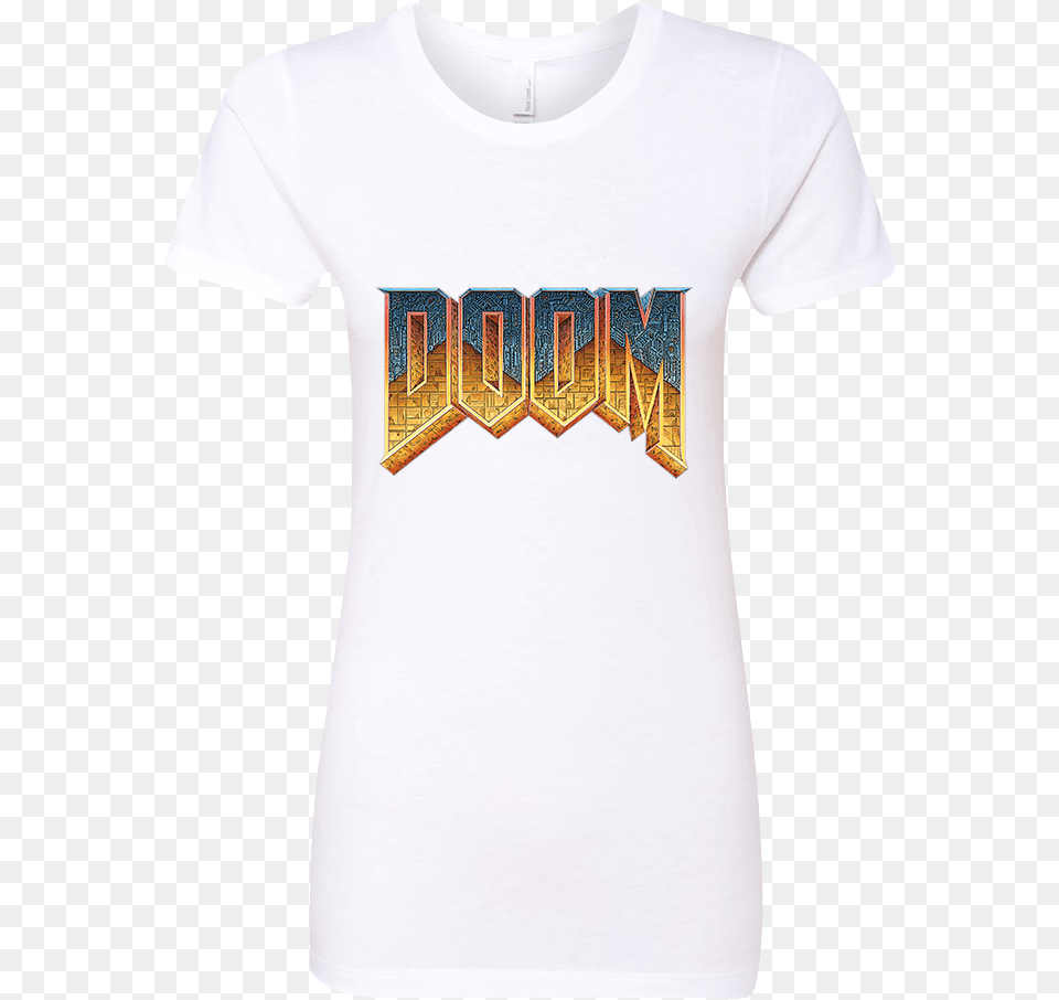 Doom Vintage Logo, Clothing, T-shirt, Shirt Png Image