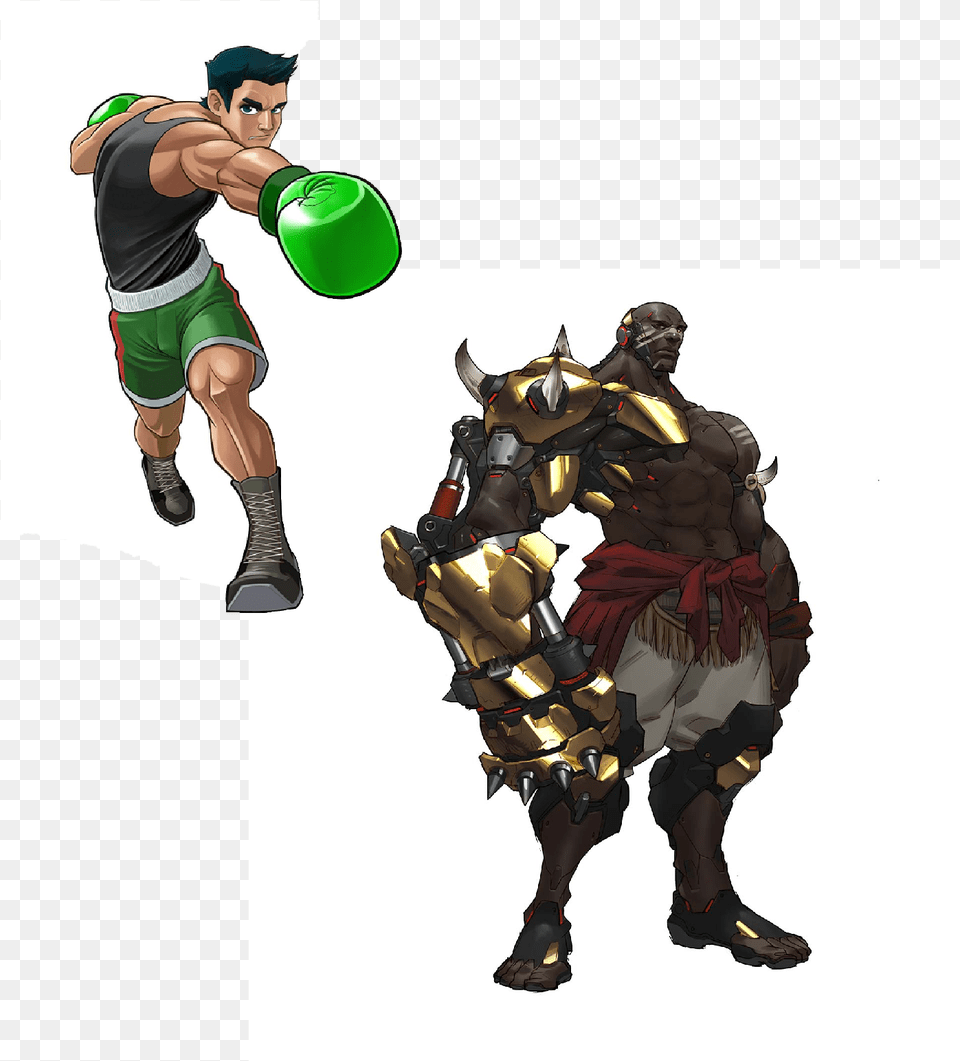 Doomfist X Little Mac Overwatch Nintendo Mac March, Adult, Person, Man, Male Png Image