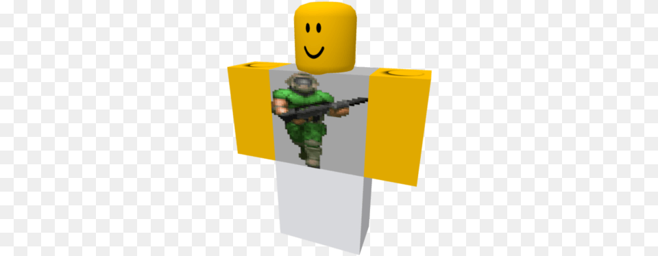 Doomguy Brick Hill Old Roblox T Shirt, Person Png