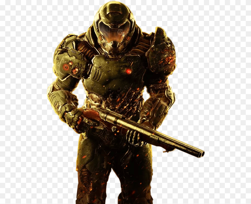 Doomguy Render Me Listening To Modern Pop Music Are No Good, Gun, Weapon, Adult, Male Free Png Download