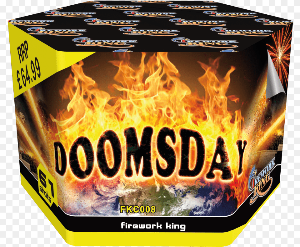 Doomsday 61 Shot Firework Cake Flame, Fire, Bonfire Free Png