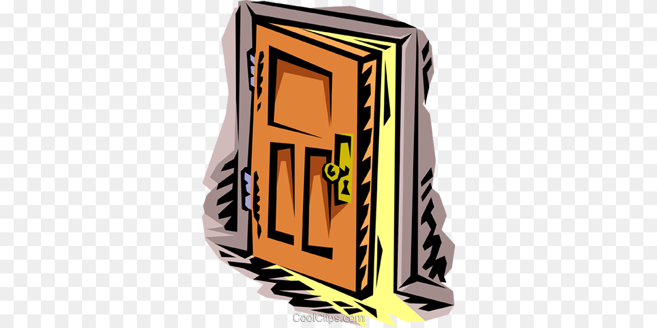 Door Ajar Royalty Vector Clip Art Illustration, Dynamite, Weapon Free Png