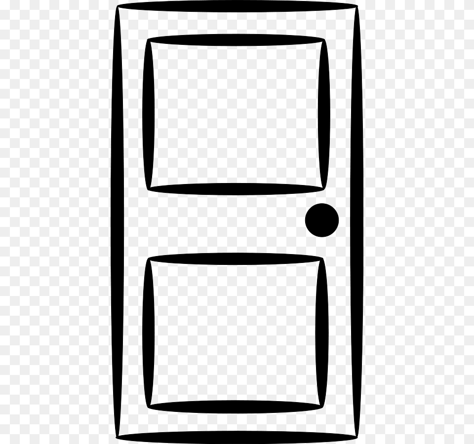 Door Clip Art Gray Free Png