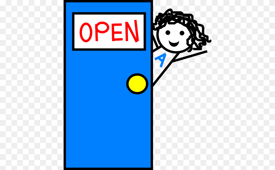 Door Clipart Blue Door, Publication, Book, Face, Head Png Image