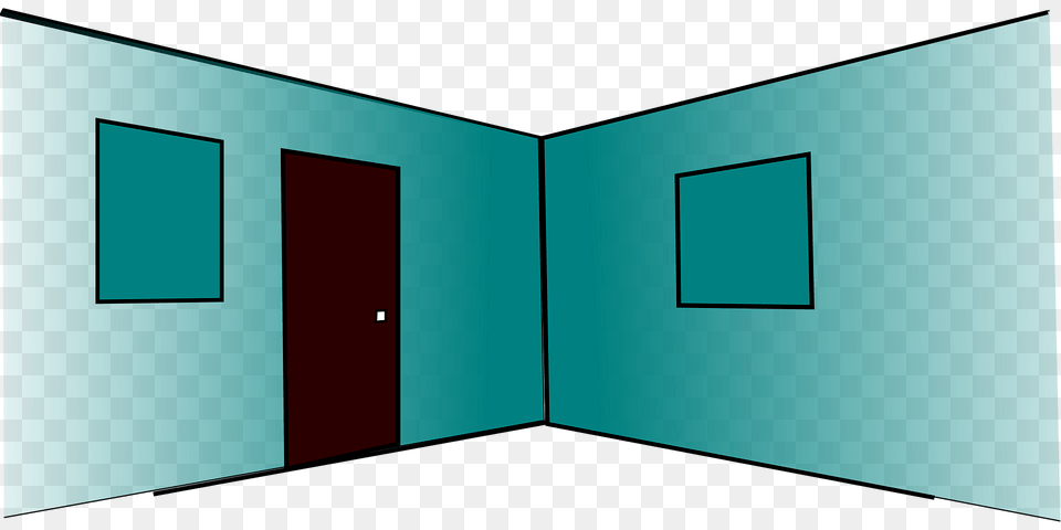 Door Clipart Room Door, Indoors, Architecture, Building, Corner Free Png Download