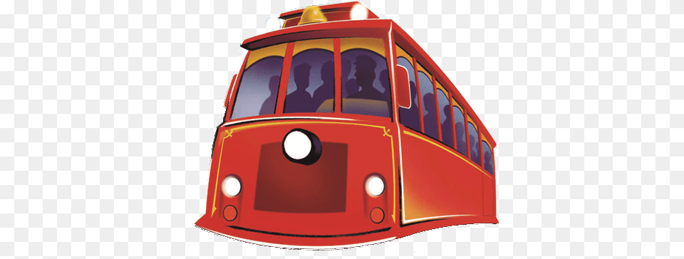 Door County Trolley Trolley, Transportation, Vehicle, Bus, Person Png Image
