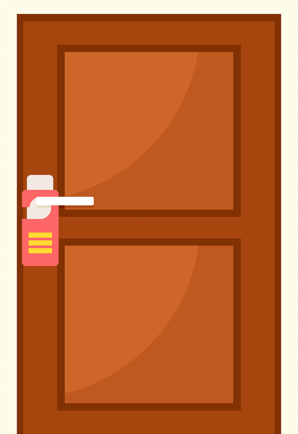 Door Do Not Disturb Clipart Free Transparent Png