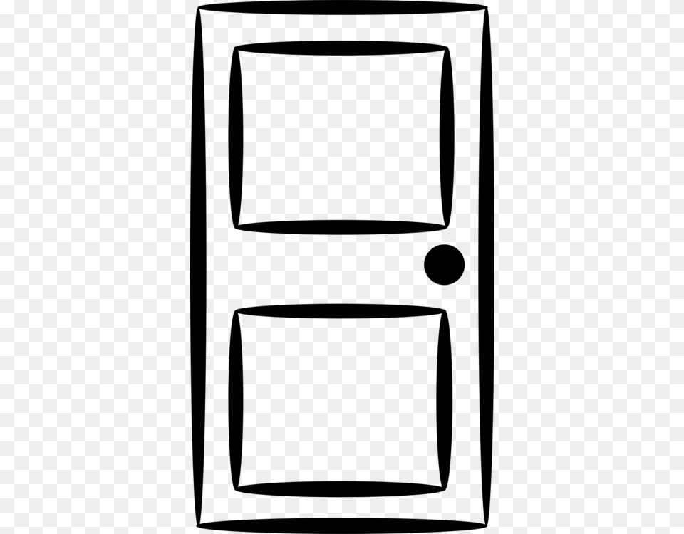 Door Drawing House Document Art, Gray Free Png Download
