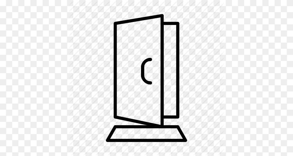 Door Entrance Exit House Open Icon Free Png Download