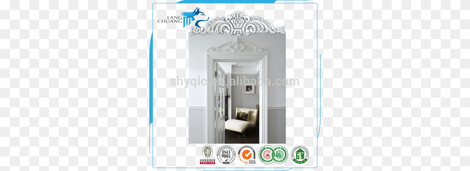 Door Frame Decorative Component Pu Foam Material Corner Eps Foam Coating Cement, Architecture, Building, Housing, House Free Png Download