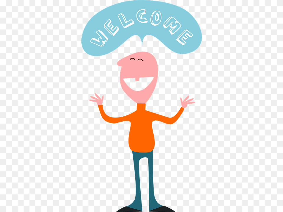 Door Greeter Clipart, Person, Cartoon, Face, Head Free Png Download