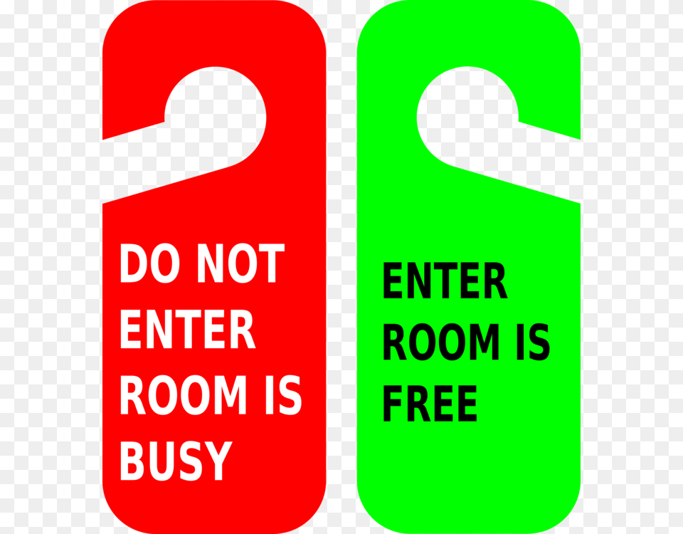 Door Hanger Hotel Room Sign, Text, Food, Ketchup Free Png