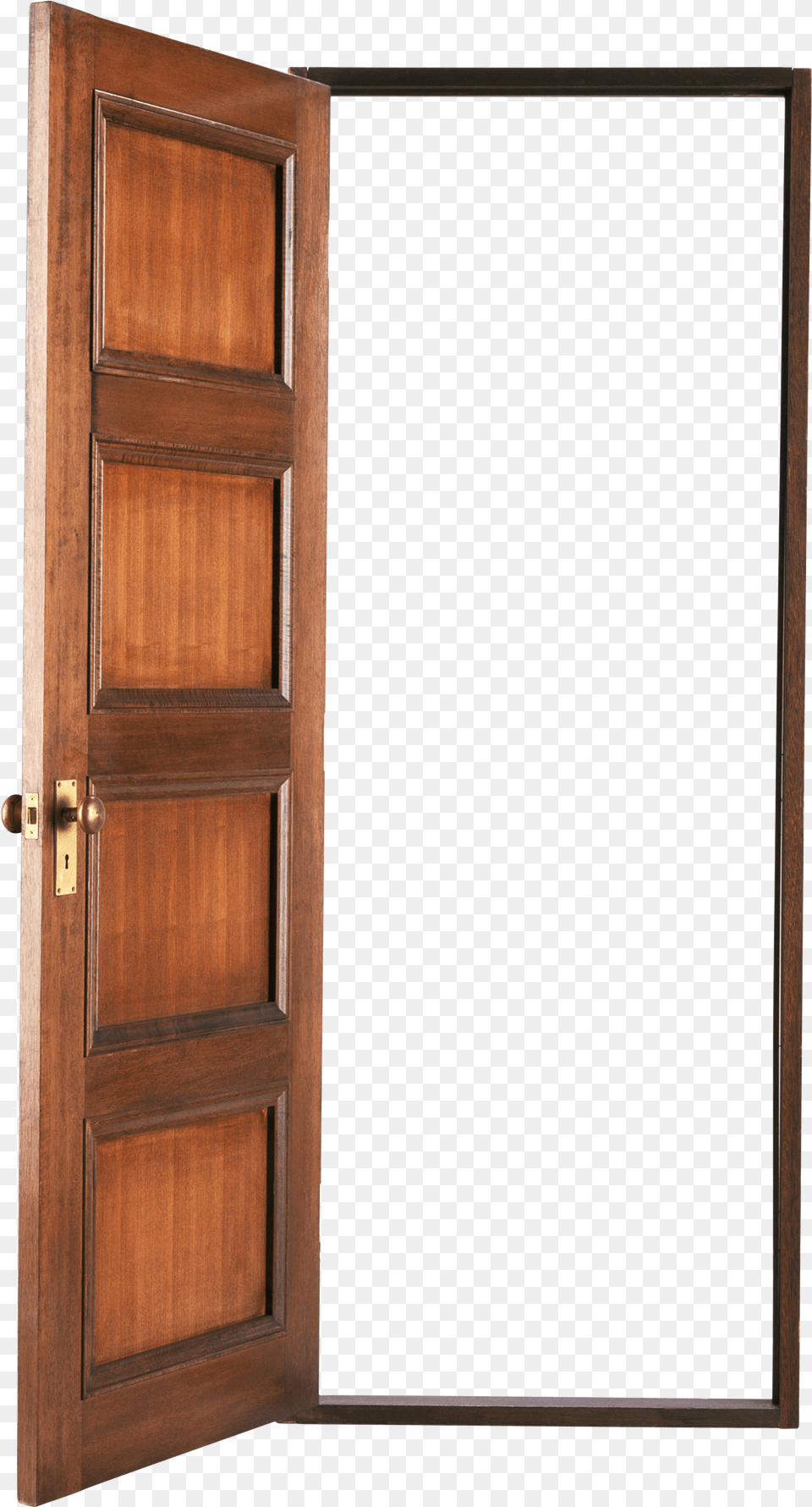 Door Open Door No Background, Wood, Hardwood, Architecture, Building Png Image