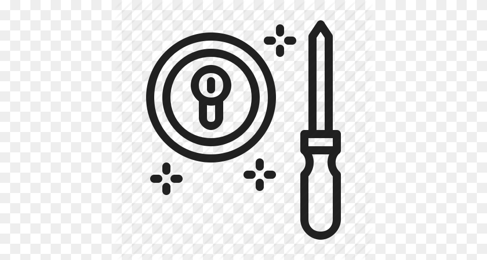 Door Lock Locksmith Repair Icon, Sink, Sink Faucet, Cutlery Free Transparent Png