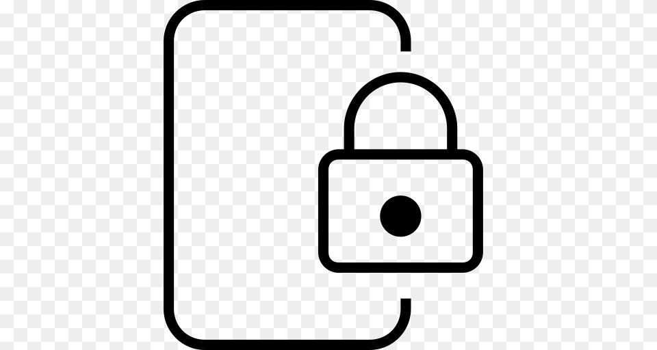 Door Lock Password Door Lock Ignition Switch Icon With, Gray Png Image