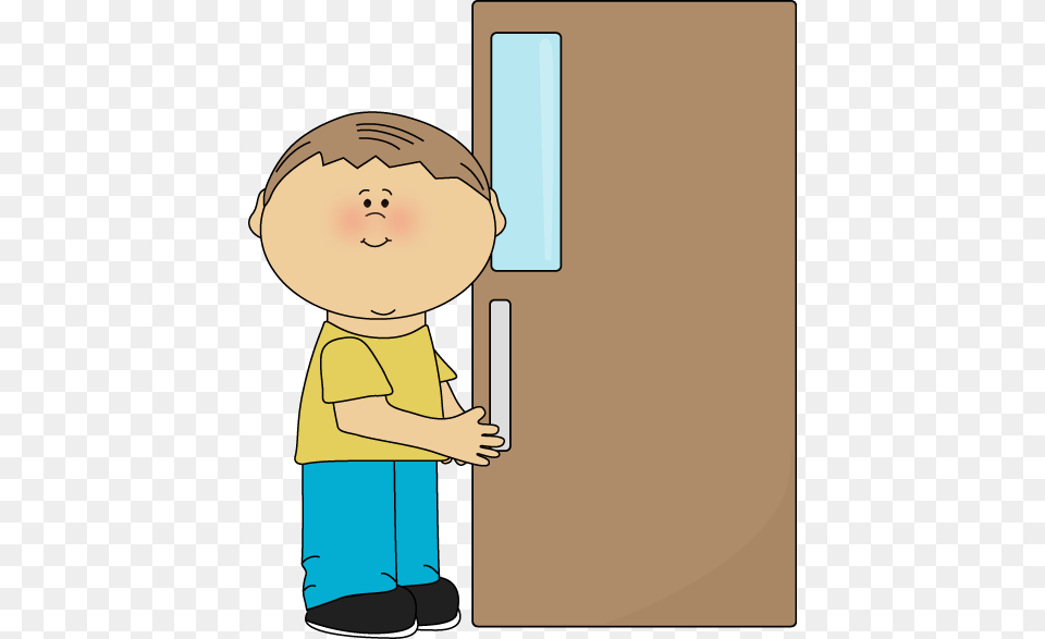 Door Opening Clipart, Baby, Cleaning, Person, Face Free Png Download