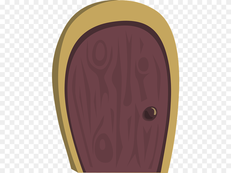 Door Oval Purple Entry Doorway Enter Entrance Desenho Porta De Madeira, Armor, Shield, Wood Png Image