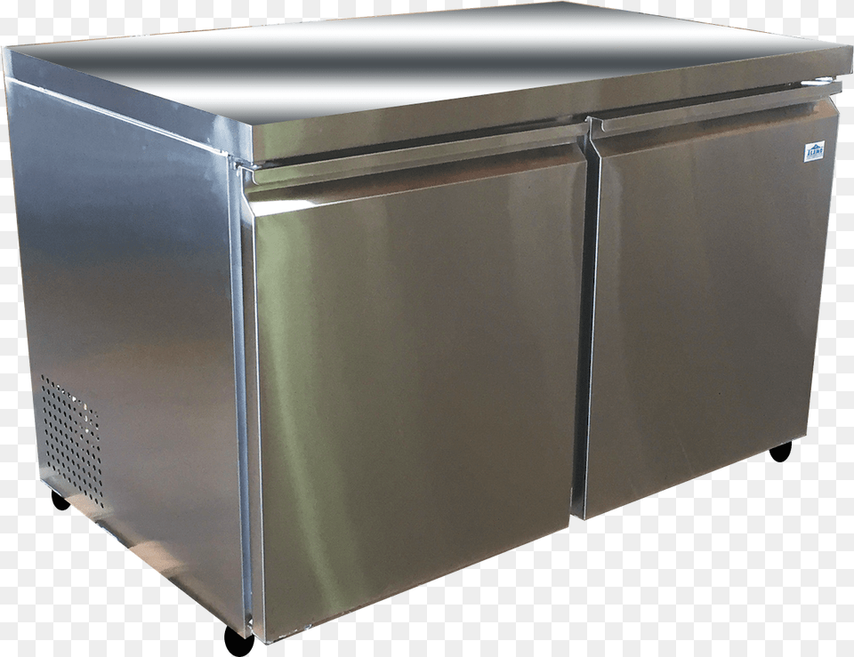 Door Under Counter Stainless Steel Freezer Refrigerator, Mailbox, Device, Appliance, Electrical Device Free Png Download