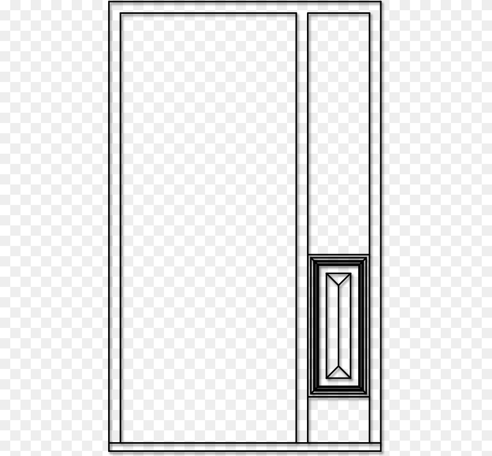 Door With Panel Door, Gray Free Transparent Png