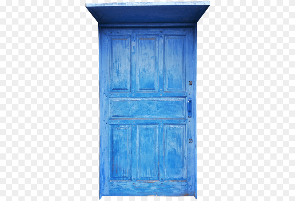 Door Wood Old Ancient Old Door House Entrance Blue Door, Outdoors Free Transparent Png