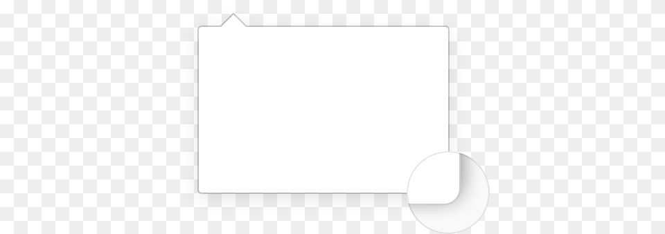 Doorhanger Round Corner Radius On Macos Monochrome, White Board, Page, Text Png Image