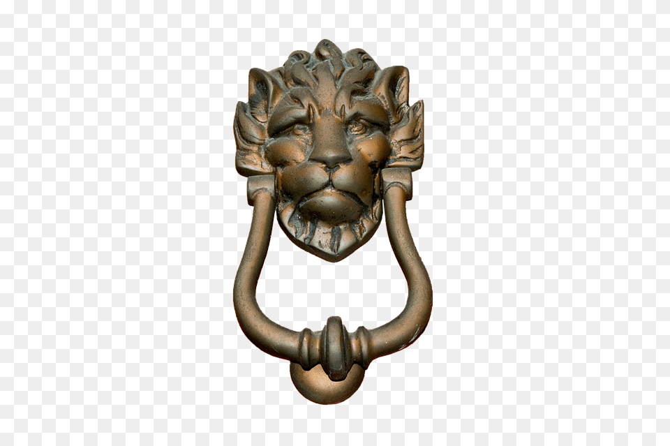 Doorknocker Bronze, Handle, Animal, Mammal Png Image