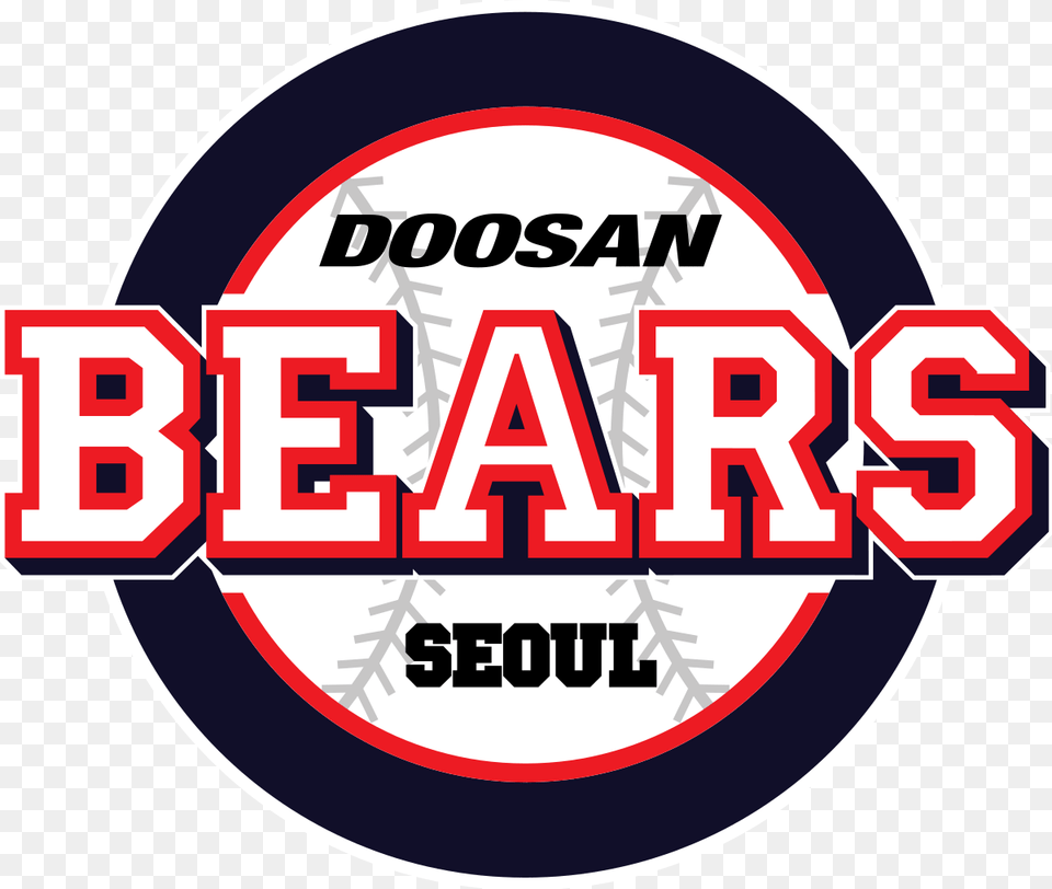 Doosan Bears Logo, Sticker Png Image
