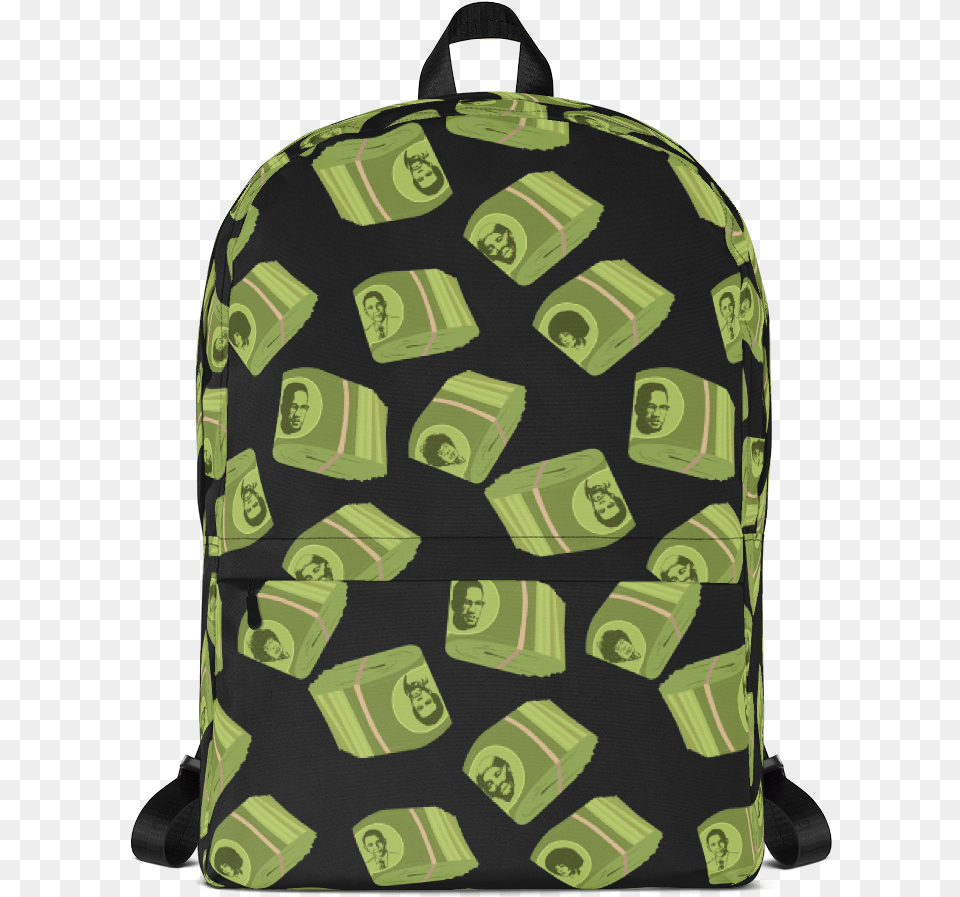 Dope Black Dollar Dope Shit Mockup Front White Kraken Backpack, Bag, Person, Face, Head Png