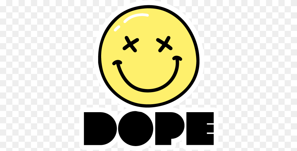 Dope Emoji Play Version Happy, Symbol, Logo Png Image