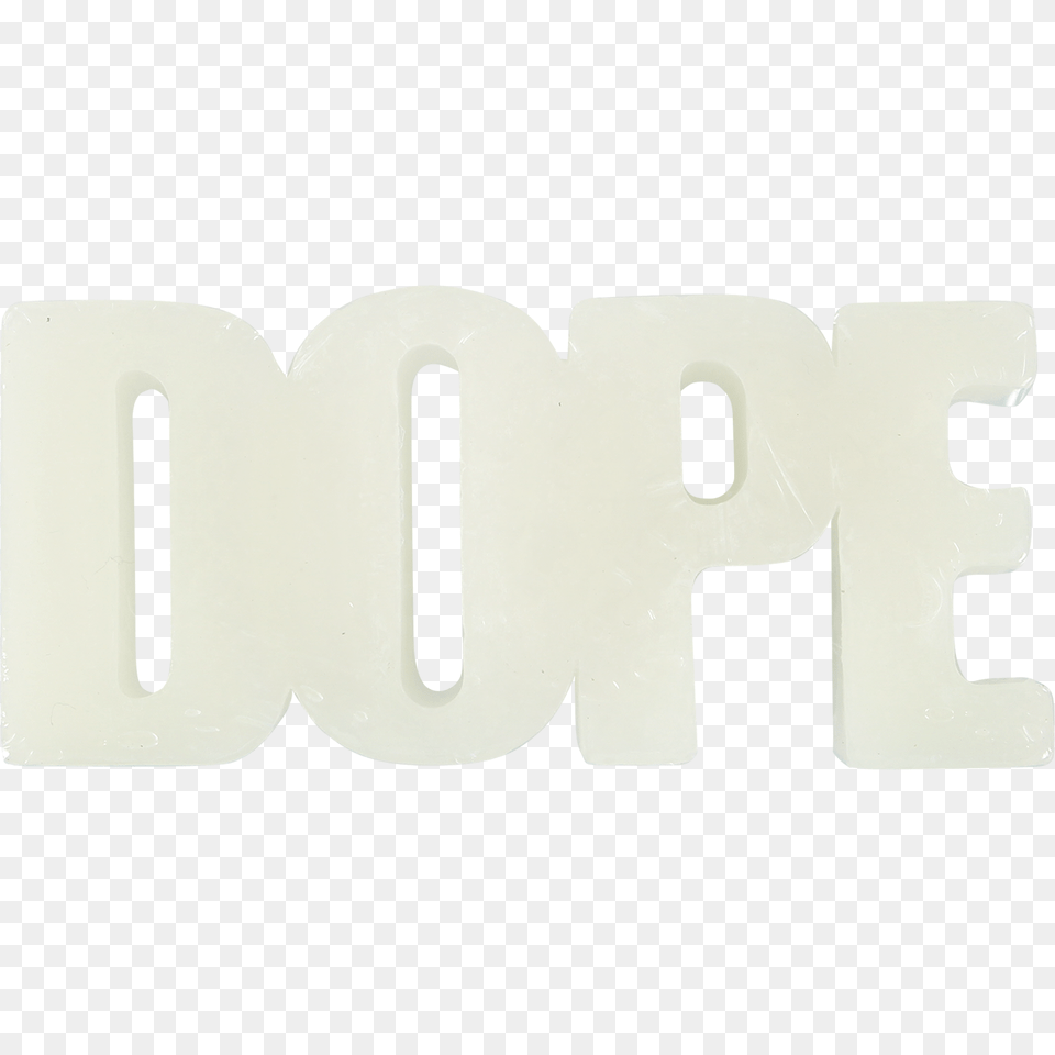 Dope Wax Bar Word Logo Shape White Graphics, Text Free Png Download