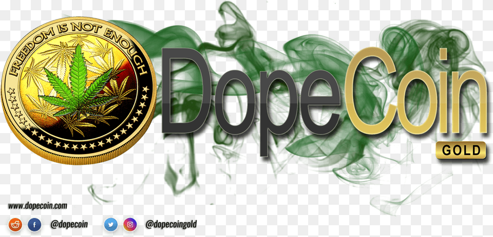 Dopecoin About V3 Coin, Plant, Green, Money, Logo Free Png