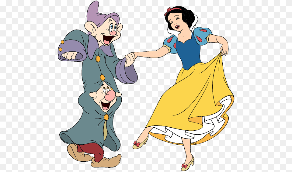 Dopey And Snow White, Adult, Person, Female, Woman Free Png Download
