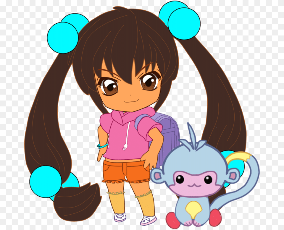 Dora And Boots Anime, Book, Comics, Publication, Baby Free Transparent Png