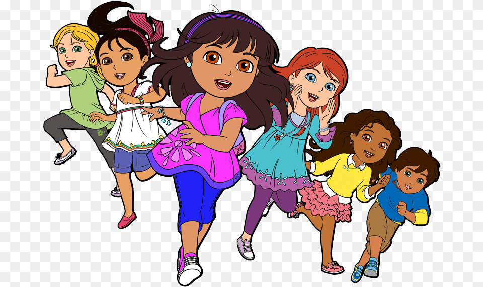 Dora And Friends Dora And Friends Nick Live, Book, Publication, Comics, Baby Free Png Download
