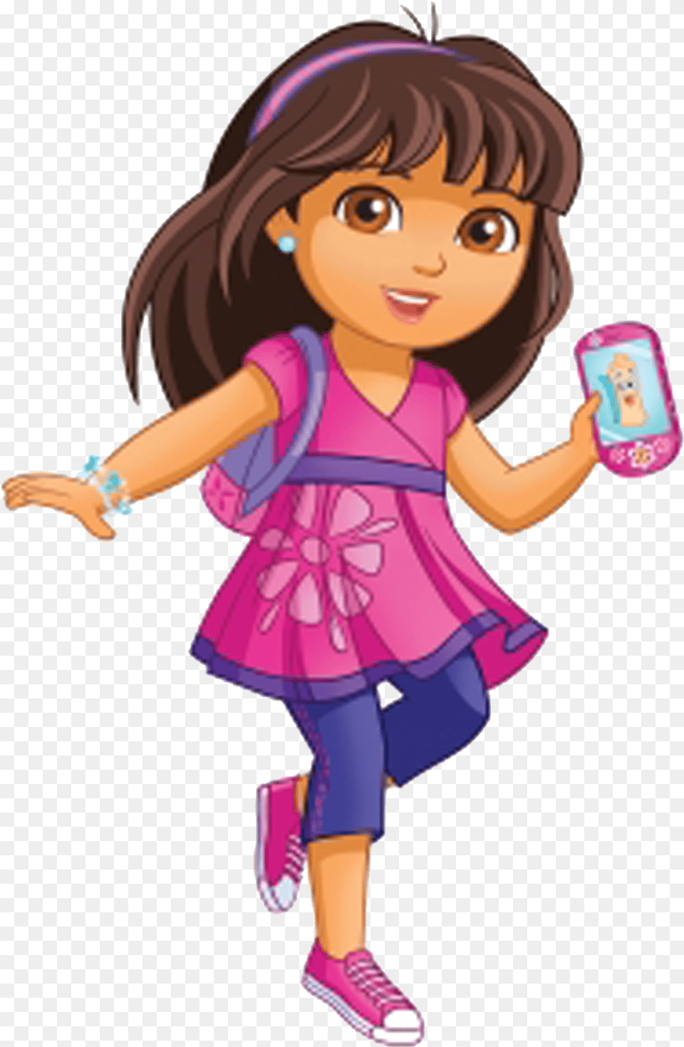 Dora And Friends Dora The Explorer 2017, Book, Person, Girl, Female Png Image